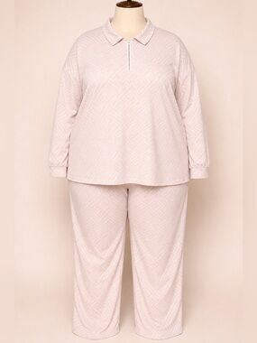 Cream 2 Piece Pants & Top